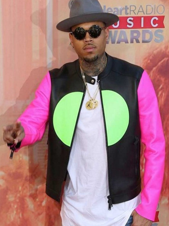 Chris Brown Pink Jacket