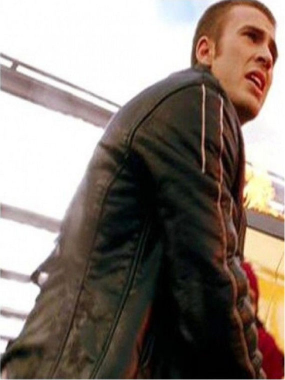 Chris Evans Fantastic Four Leather Jacket