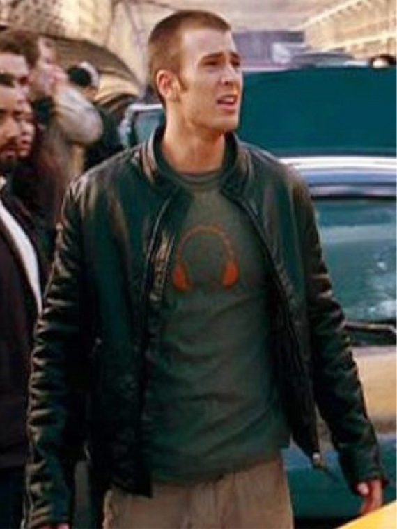 Chris Evans Fantastic Leather Jacket