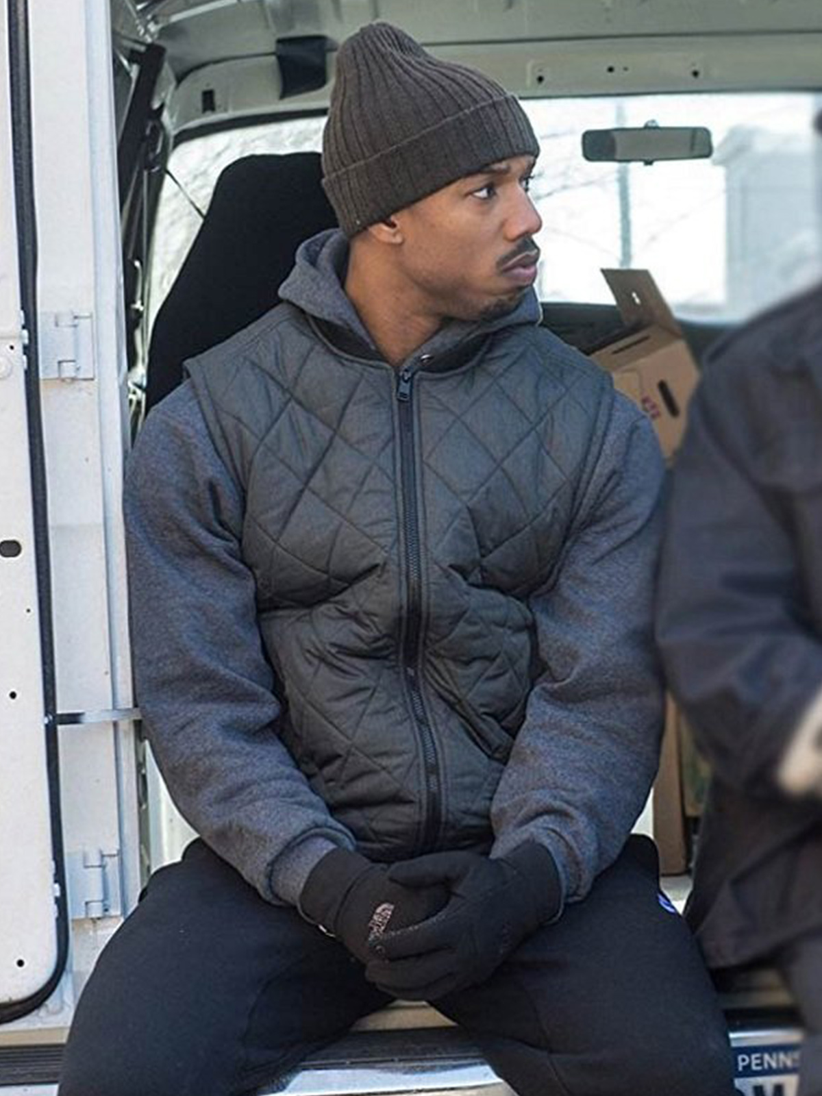 Creed Michael B. Jordan Diamond Quilted Vest