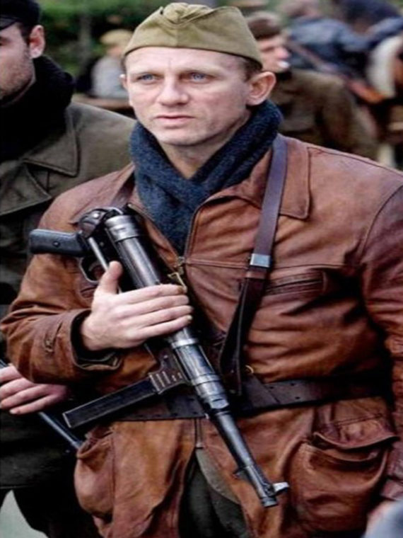 Daniel Craig Defiance Brown Jacket