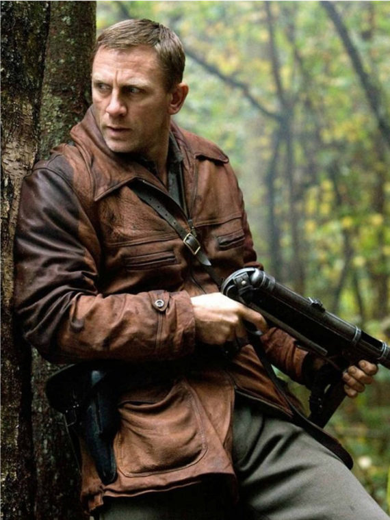 Daniel Craig Defiance Leather Jacket