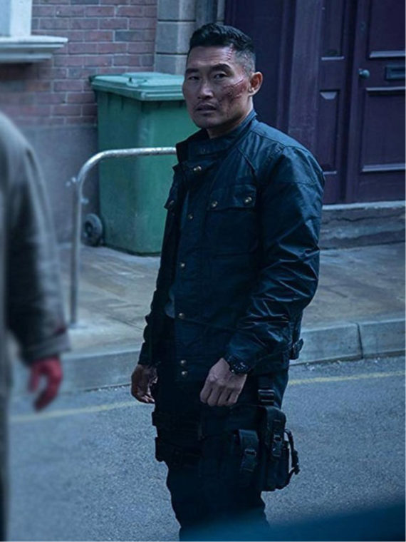 Daniel Dae Kim Hellboy Black Cotton Jacket