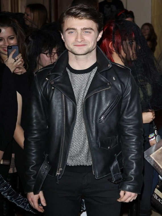 Daniel Radcliffe Biker Leather Jacket