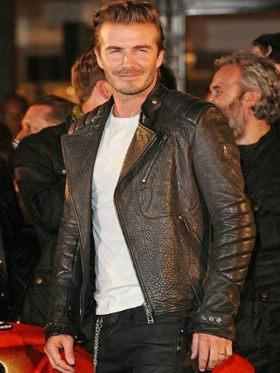 David Beckham Motorcycle Jacket