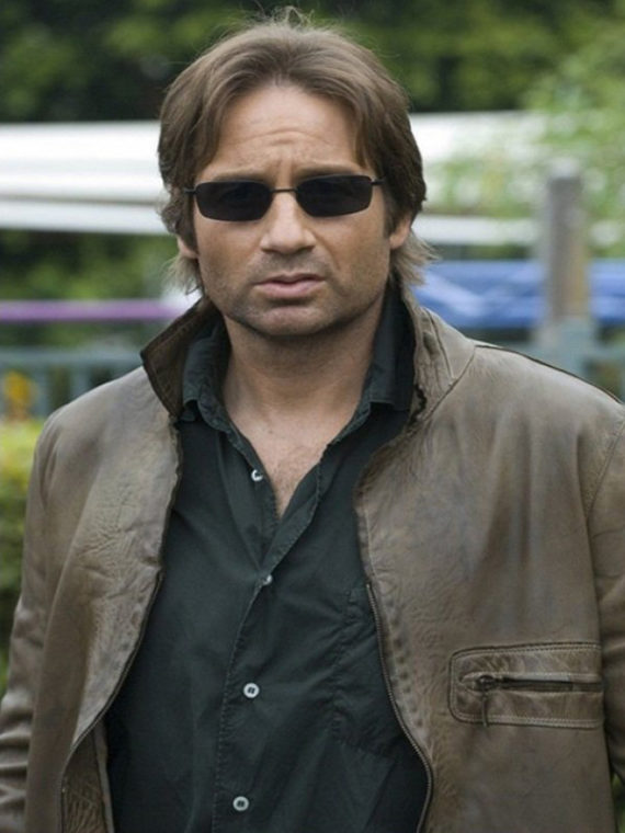 David Duchovny Brown Jacket