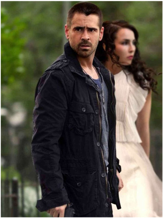 Dead Man Down Colin Farrell Black Military Jacket