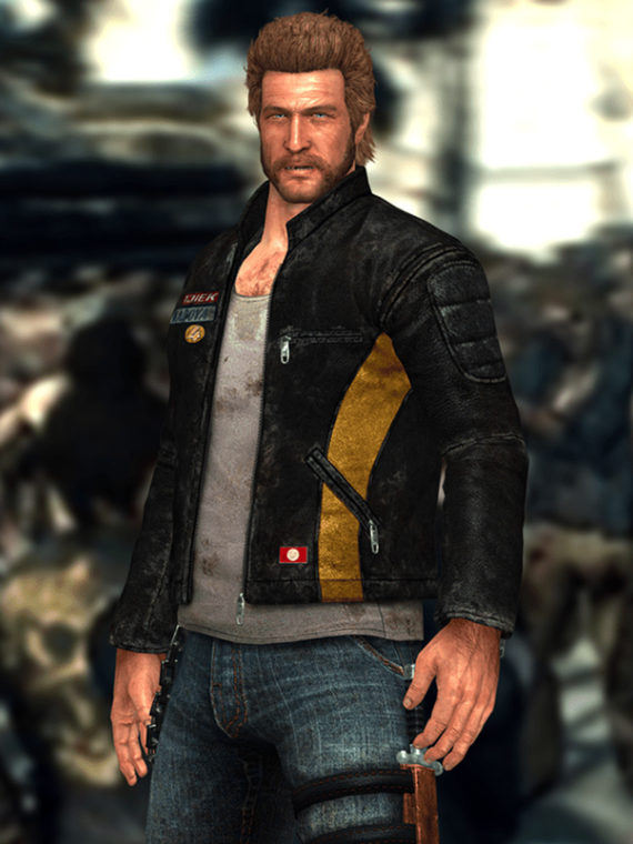 Dead Rising 3 Chuck Greene Cosplay Leather Jacket