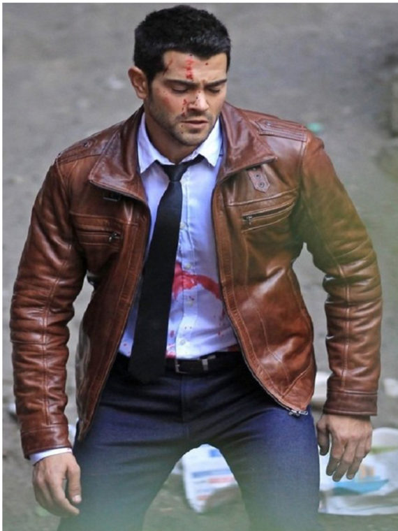 Dead Rising Watchtower Jesse Metcalfe Brown Jacket