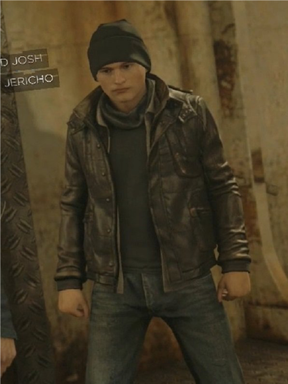 Detroit Become Human Connor Leather Hoodie Jacket