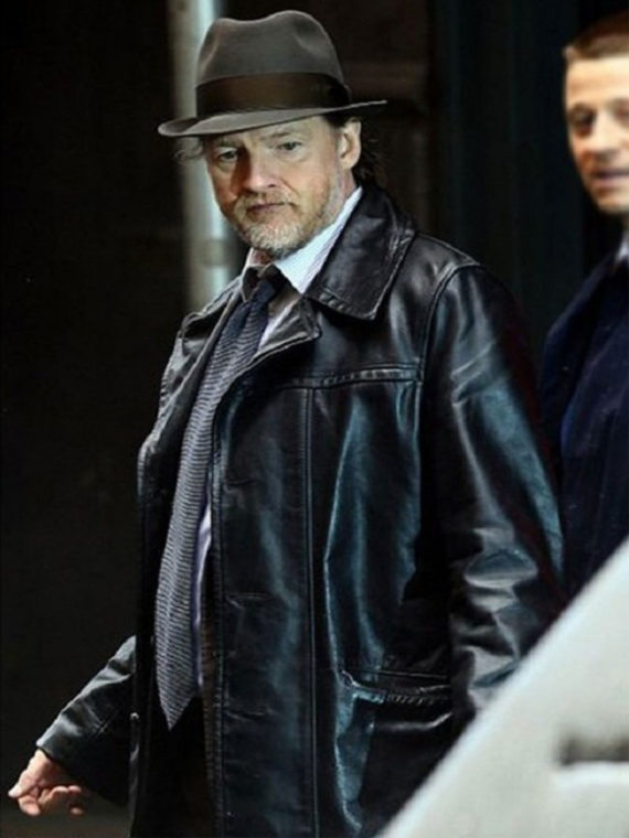 Donal Logue Gotham Black Coat