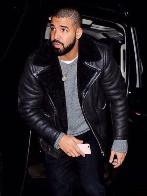 Drake Shearling Leather Jacket