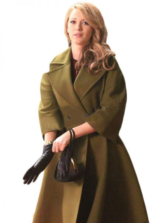 Drama The Age of Adaline Blake Lively Green Coat