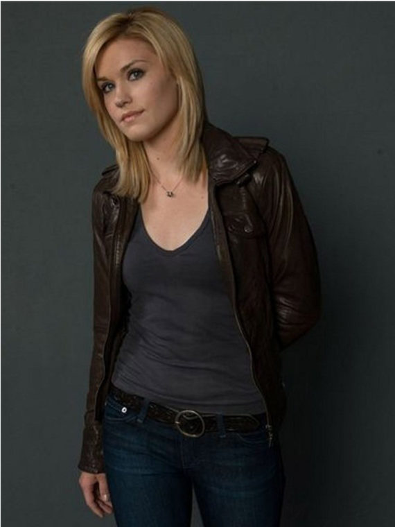 Emily Rose Haven Brown Leather Jacket - Image 3