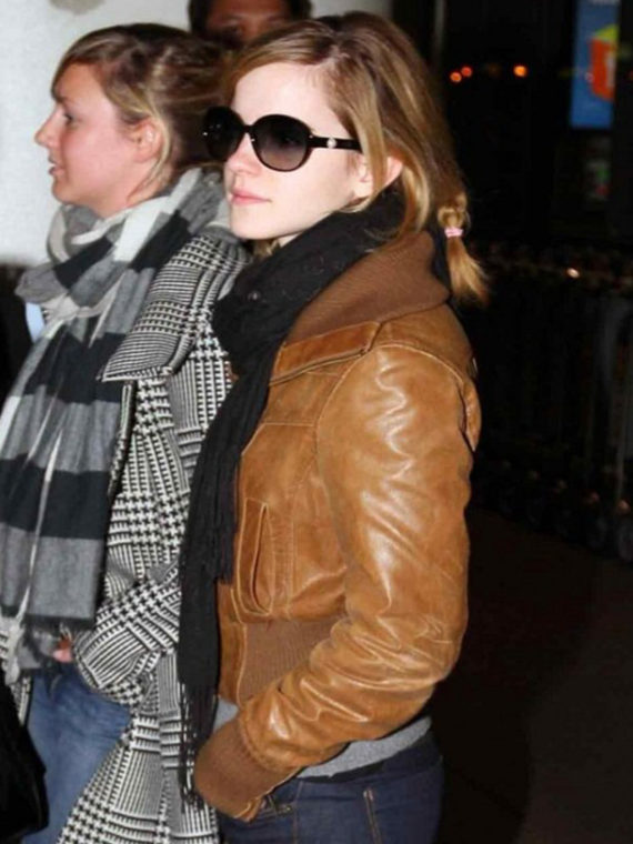 Emma Watson Leather Jacket