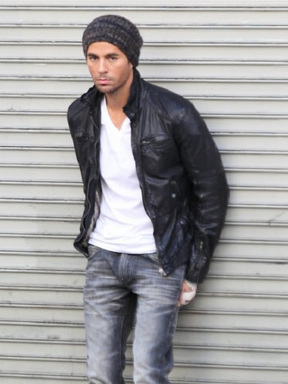 Enrique Iglesias Heart Attack Song Leather Jacket