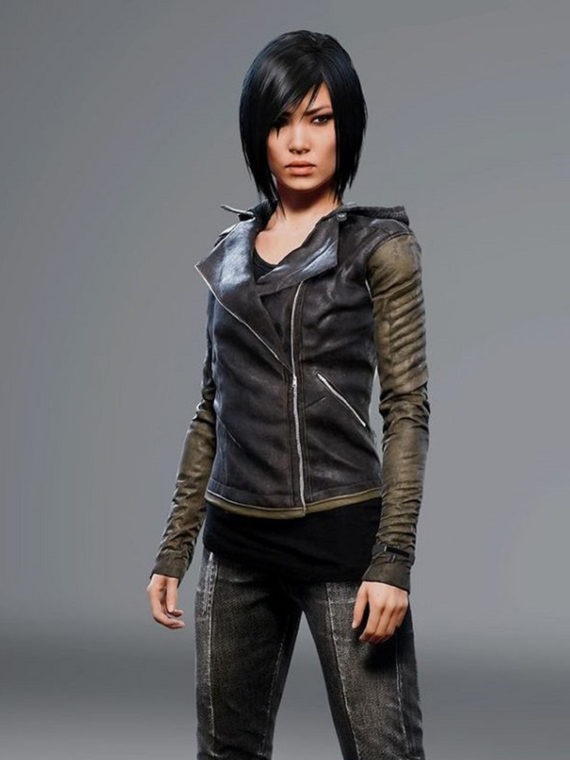 Faith Connors Mirrors Edge Catalyst Leather Jacket