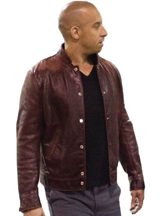 Fast 7 Vin Diesel Brown Jacket