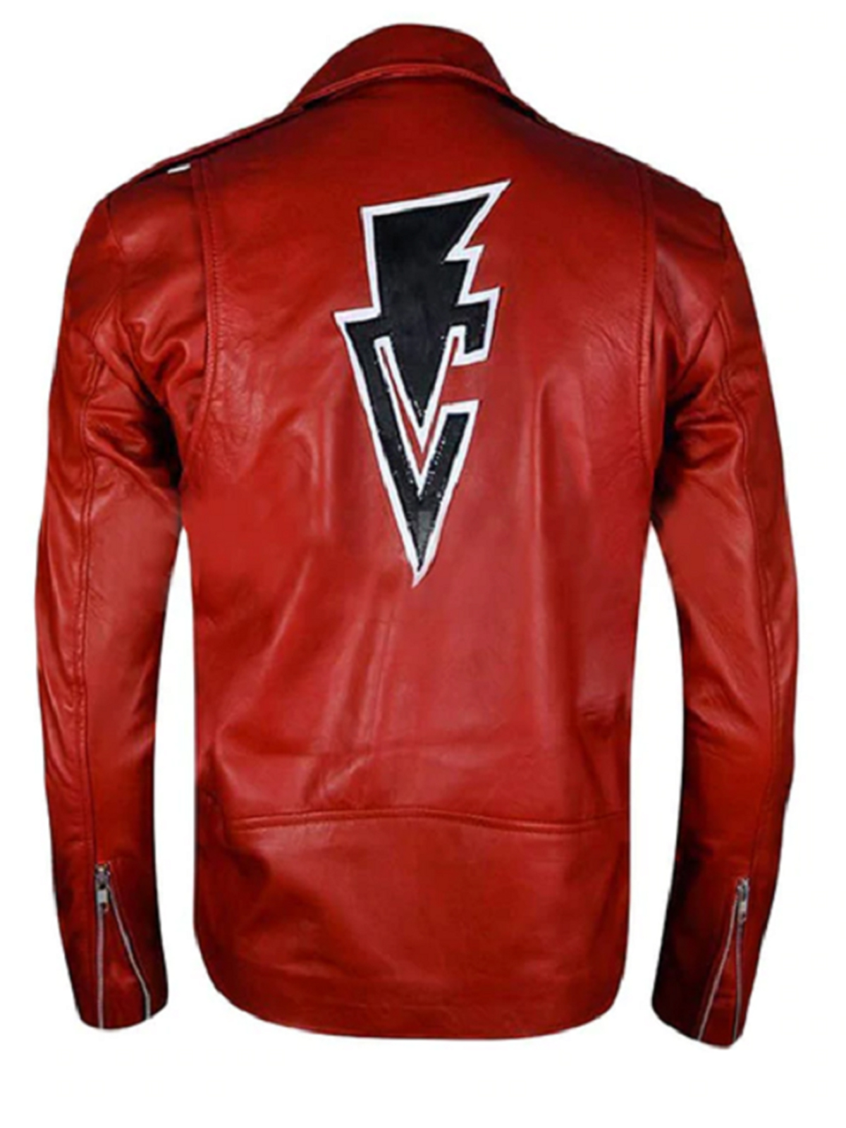 Fergal Devitt Motorcycle Red Leather Jacket