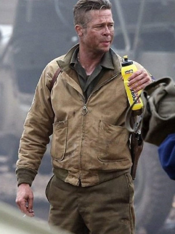 Fury Brad Pitt Jacket