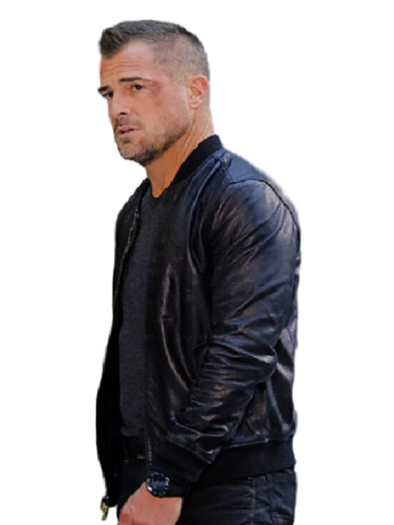 George Eads MacGyver Leather Jacket - Image 2