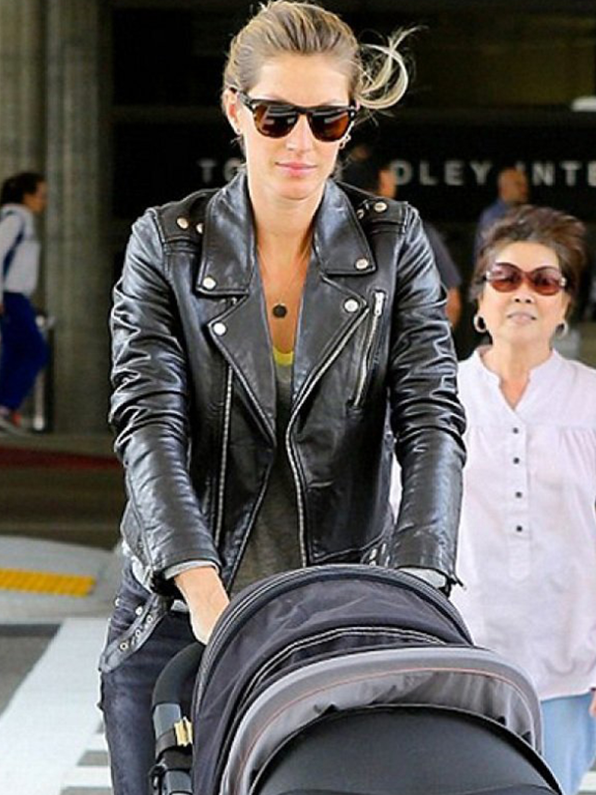 Gisele Bündchen Motorcycle Leather Jacket