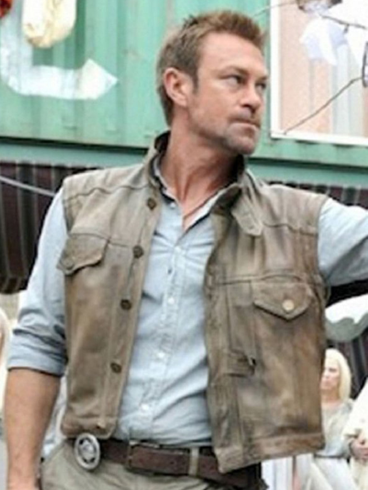 Grant Bowler Defiance Brown Vest