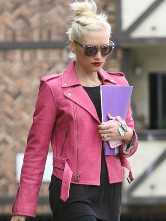 Gwen Stefani Hot Leather Jacket