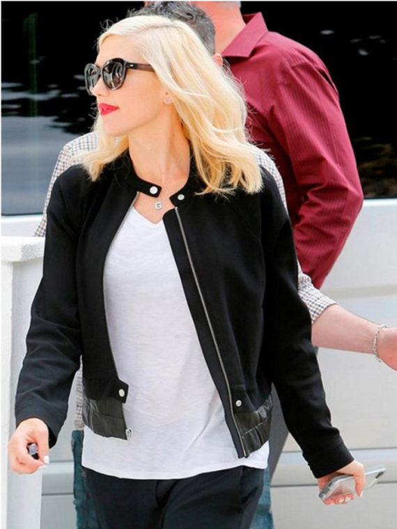 Gwen Stefani Stylish Black Jacket