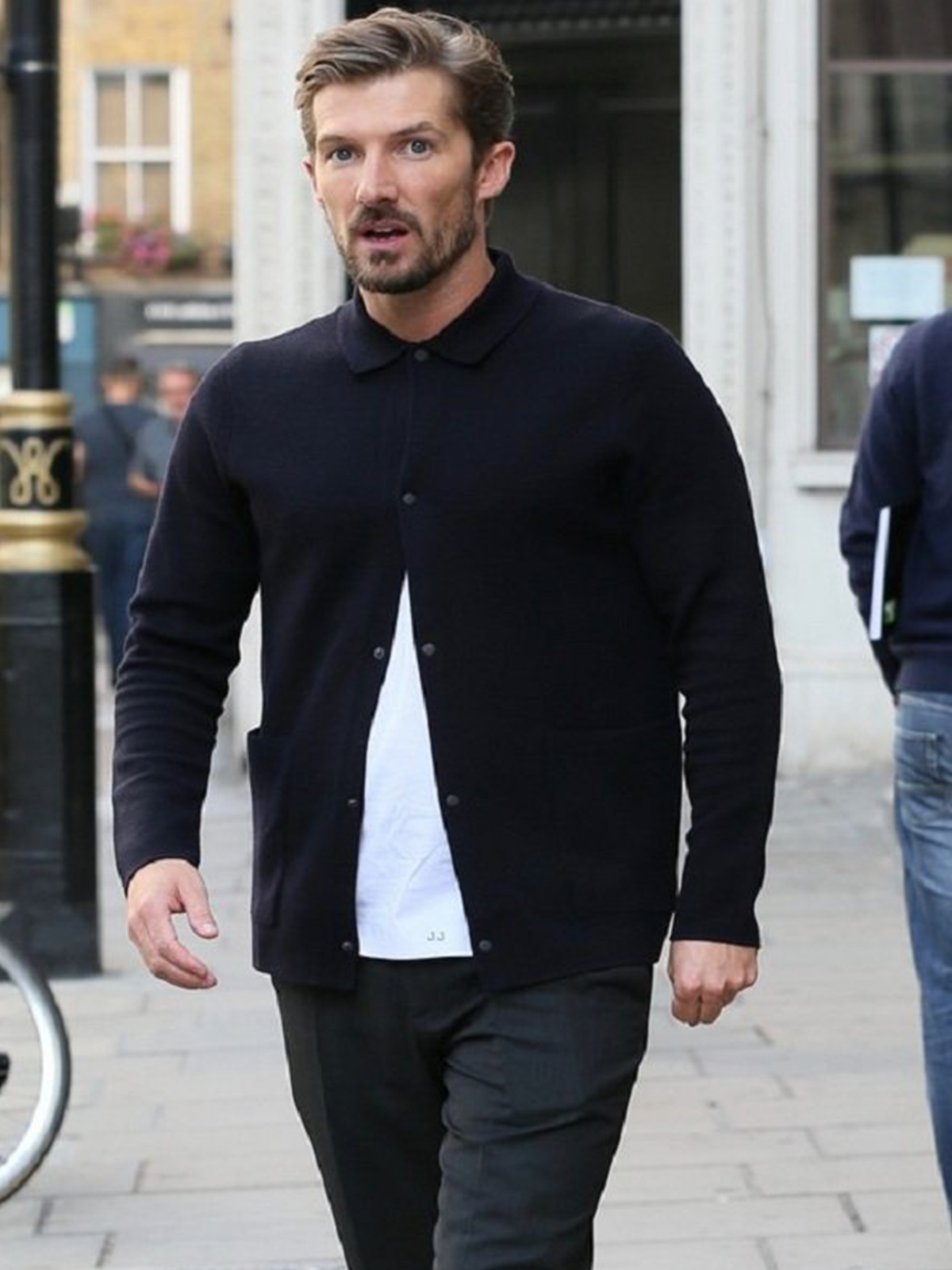 Gwilym Lee Stylish Black Jacket