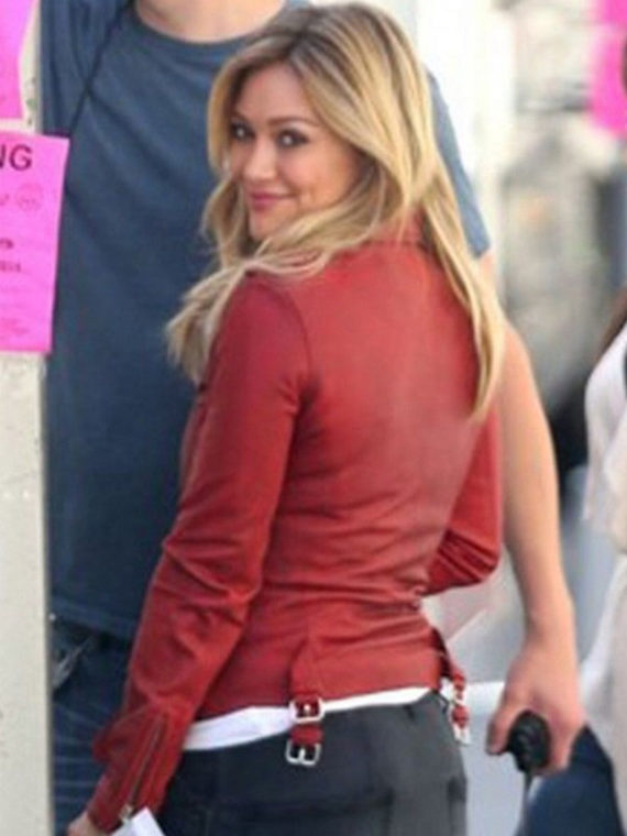 Hilary Duff Series Leather Jacket