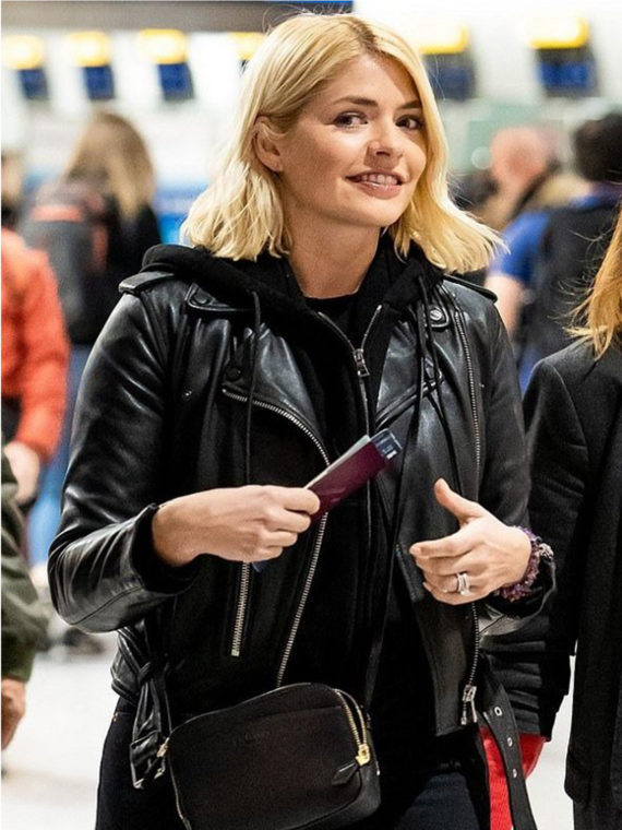 Holly Willoughby Leather Jacket