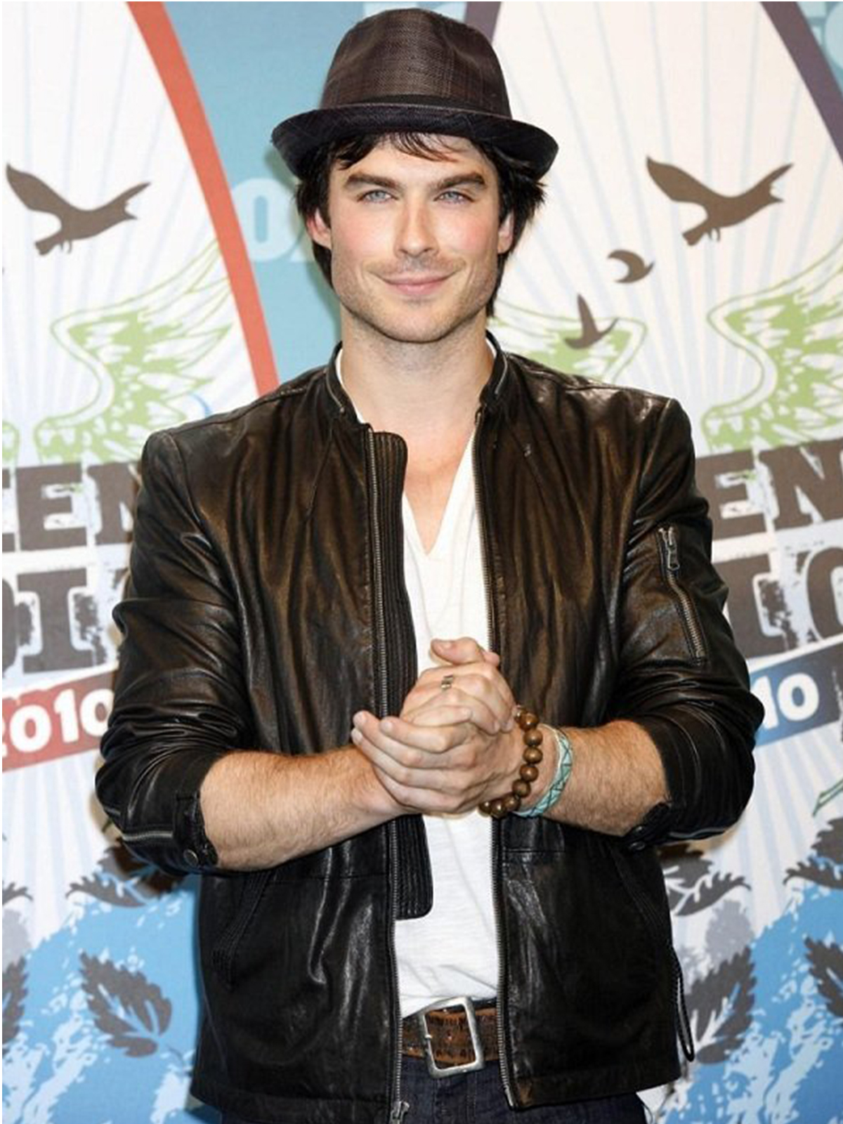 Ian Somerhalder Vampire Diaries Stylish Black Jacket