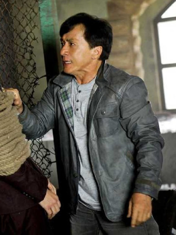 Jackie Chan Gray Jacket