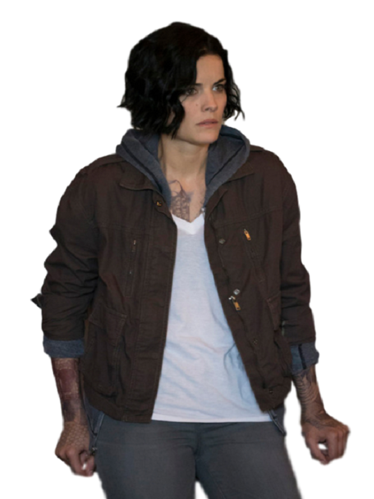 Jaimie Alexander Blindspot Cotton Jacket