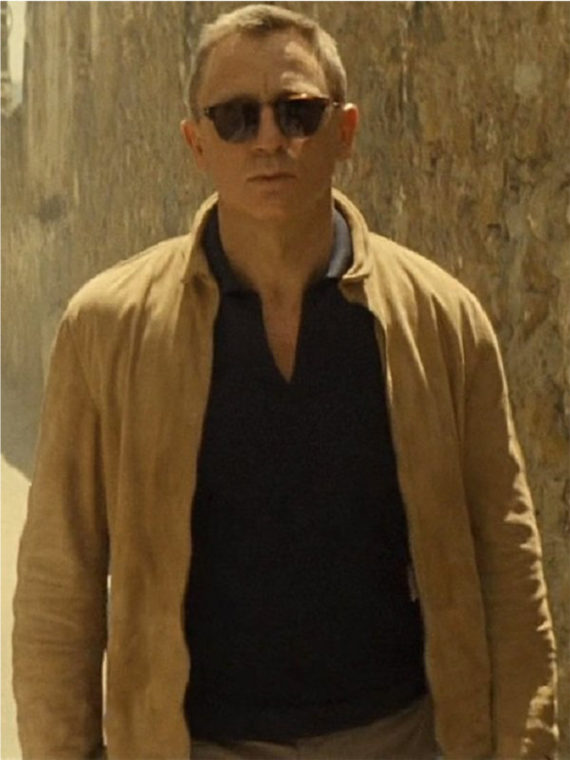 James Bond Spectre Brown Suede Leather Jacket