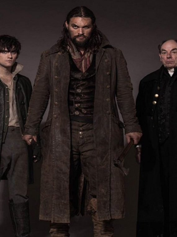 Jason Momoa Leather Trench Coat