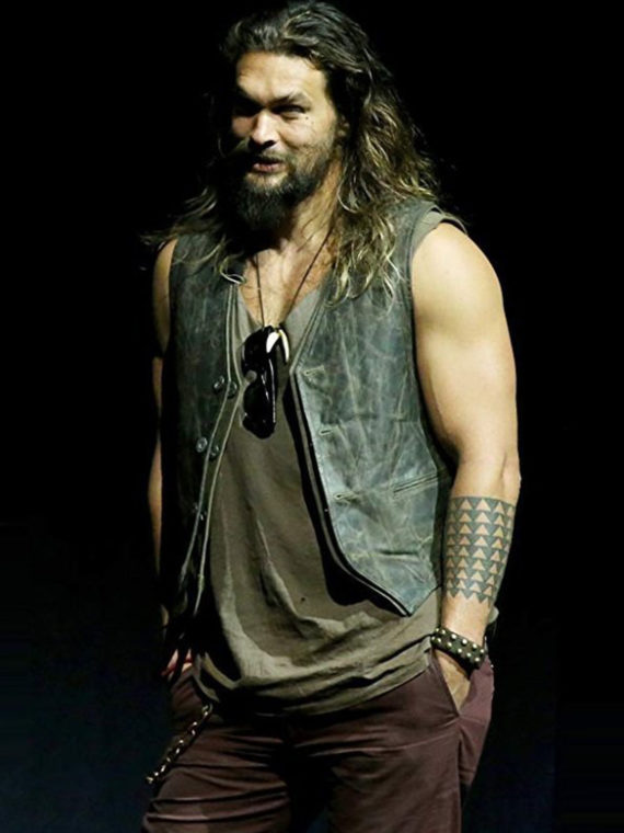 Jason Momoa Leather Vest