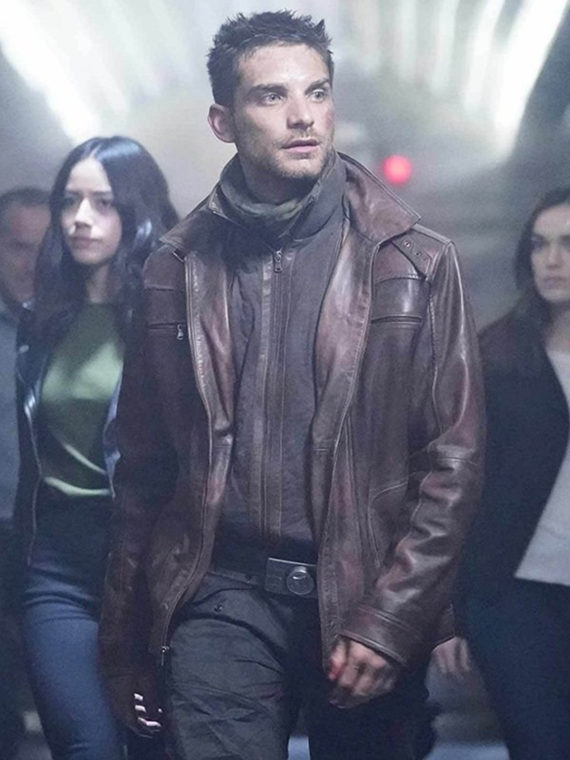 Jeff Ward Agents of Shield Brown Jacket