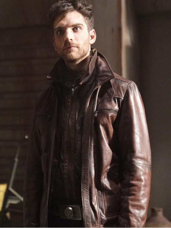 Jeff Ward Agents of Shield Leather Jacket