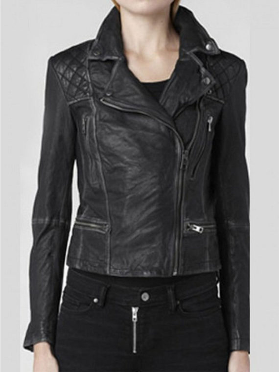 Jennifer Lawrence Moto Leather Jacket