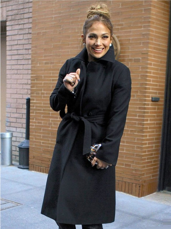 Jennifer Lopez Street Style Trench Coat