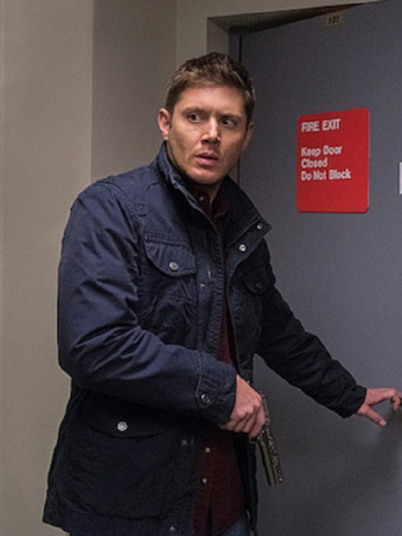 Jensen Ackles Supernatural Blue Cotton Jacket