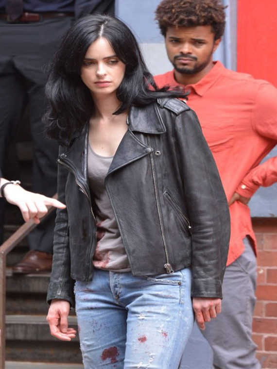 Jessica Jones The Defenders Biker Jacket