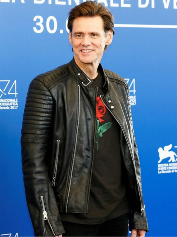 Jim Carrey Motorcycle Leather Jacket