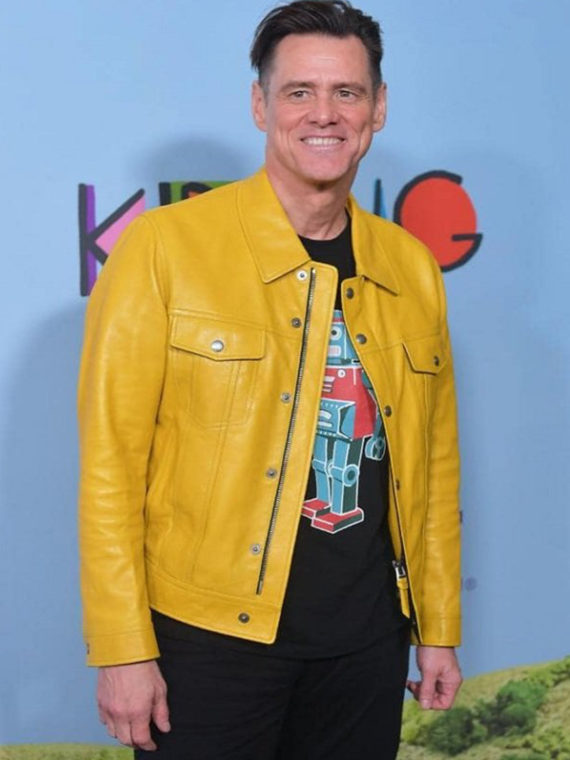 Jim Carrey Stylish Yellow Jacket