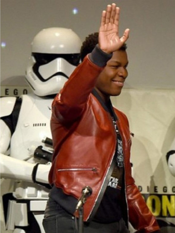 John Boyega Star Wars Finn Red Jacket - Image 2