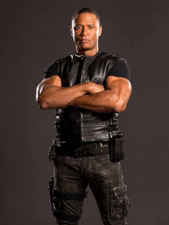 John Diggle Arrowverse Leather Vest - Image 2