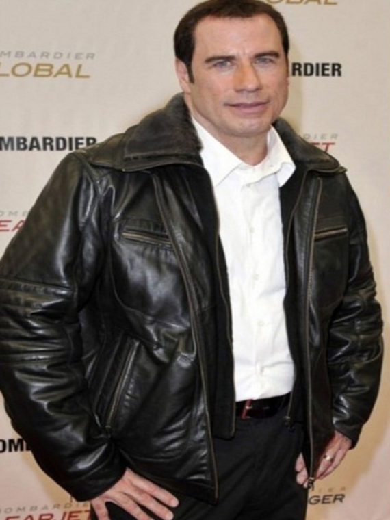 John Travolta Burbank Airport Jacket