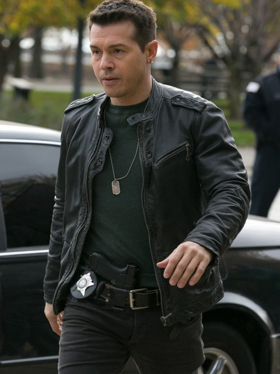 Jon Seda Chicago PD Black Jacket